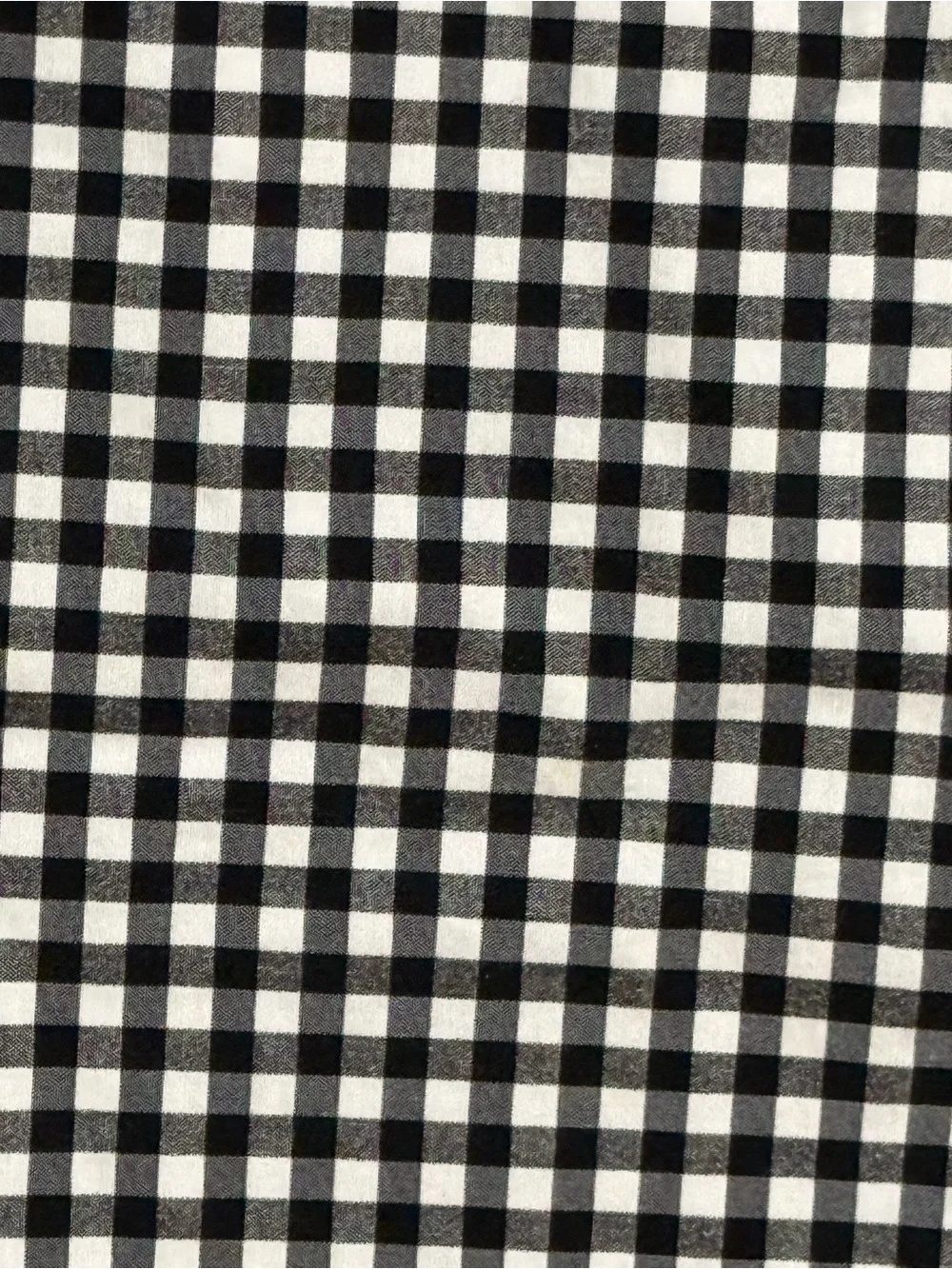 CHRISTOPHER & BANKS Black & White Gingham Stretch Pencil Skirt •Size S•